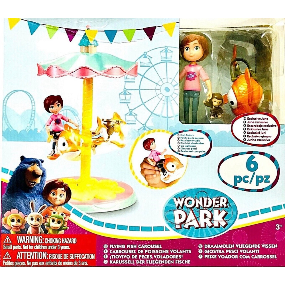 Funrise Toy Corp Wonder Park Flying Fish Carousel
Exclusive June 6 Pieces 3 &
Up